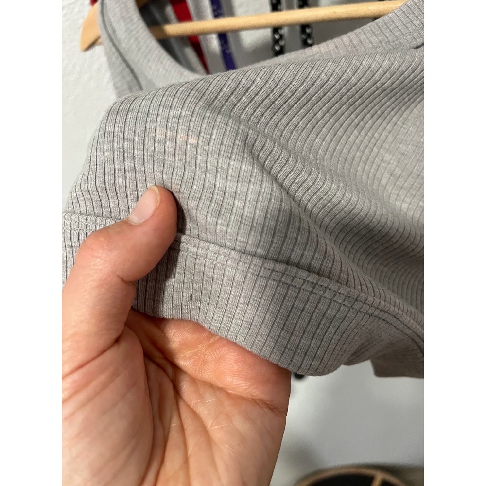 Alo Yoga Wellness Bra in Heather Grey - Picture 4 of 5